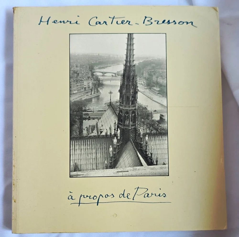 Henri Cartier-Bresson À propos de Paris Hardcover Illustrated French Bulfinch